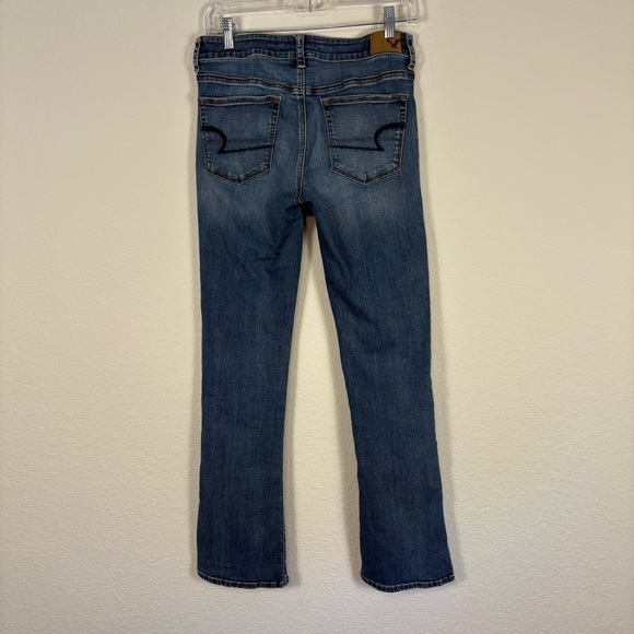 American Eagle Outfitters Women's Blue Jeans Size 10 Skinny Kick Medium Blue - Picture 2 of 8